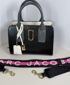 Marc Jacobs The Little Big Shot Saffiano Leather Tote Bag