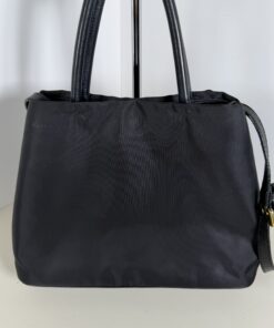 Prada Tessuto Nylon Bow Convertible Tote