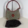 Gucci Small Abbey D-Ring GG Canvas Shoulder Hobo Bag
