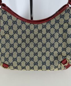 Gucci Small Abbey D-Ring GG Canvas Shoulder Hobo Bag - Image 3