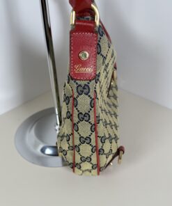 Gucci Small Abbey D-Ring GG Canvas Shoulder Hobo Bag - Image 5