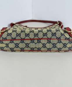 Gucci Small Abbey D-Ring GG Canvas Shoulder Hobo Bag - Image 6