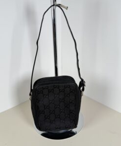 Gucci Vintage GG Canvas Compact Short-Strap Shoulder Bag - Image 9
