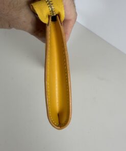 Louis Vuitton Tassili Yellow Epi Leather Pochette Accessoires Shoulder Bag - Image 6