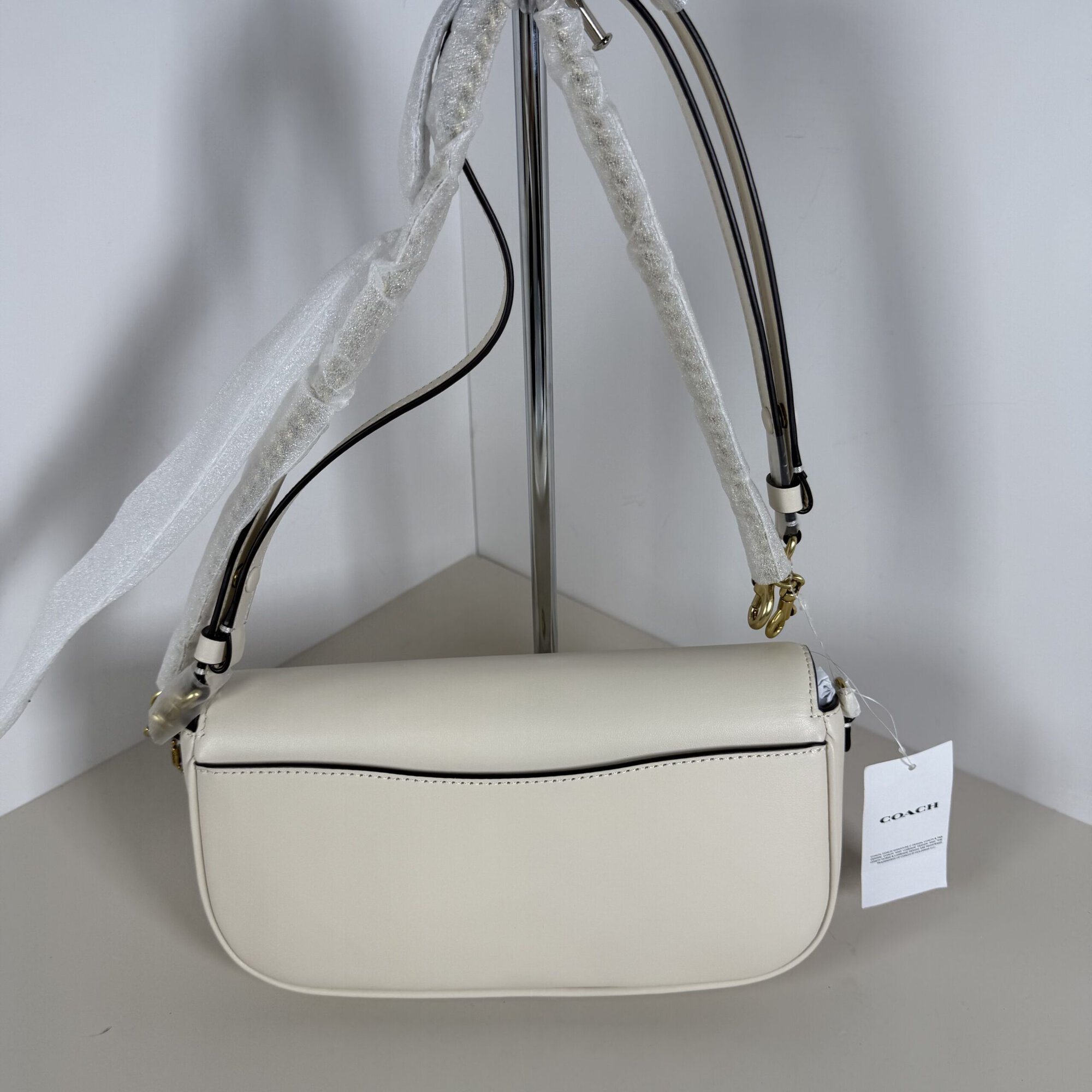 Coach Cary Shoulder Bag in Chalk White - Image 3