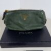 Prada Vitello Phenix Grained Leather Cosmetic Pouch