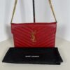 Saint Laurent Cassandre Matelassé Large Wallet-on-Chain (WOC) Bag