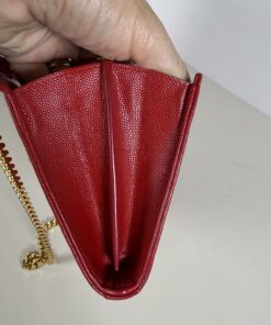 Saint Laurent Cassandre Matelassé Large Wallet-on-Chain (WOC) Bag - Image 4