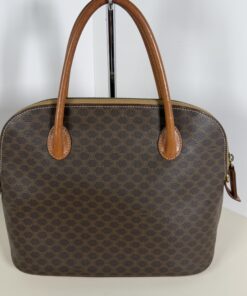 Celine Macadam Macaroon Top-Handle Satchel Bag