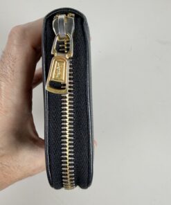 Yves Saint Laurent Rive Gauche Embossed YSL Zip Around Wallet - Image 5