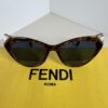 Fendi Iridia Zucca Monogram Cat-Eye Sunglasses