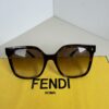 Fendi Oversized Square Tortoiseshell Sunglasses
