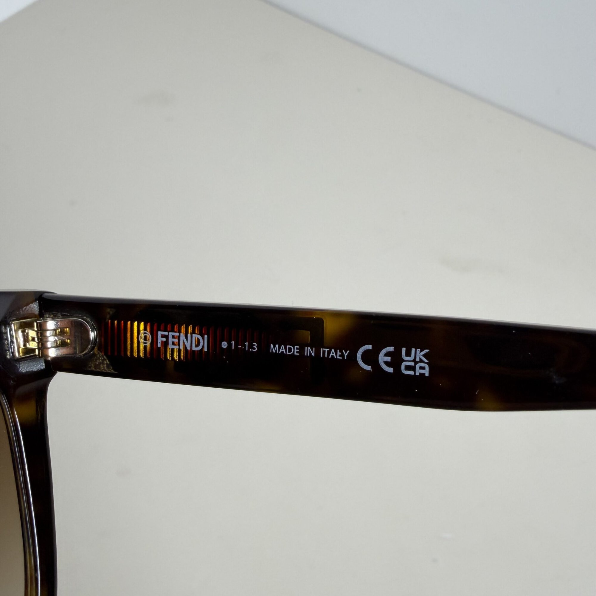 Fendi Oversized Square Tortoiseshell Sunglasses - Image 5