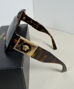 Versace VE4405 Oversized Square Tortoiseshell Sunglasses - Image 3