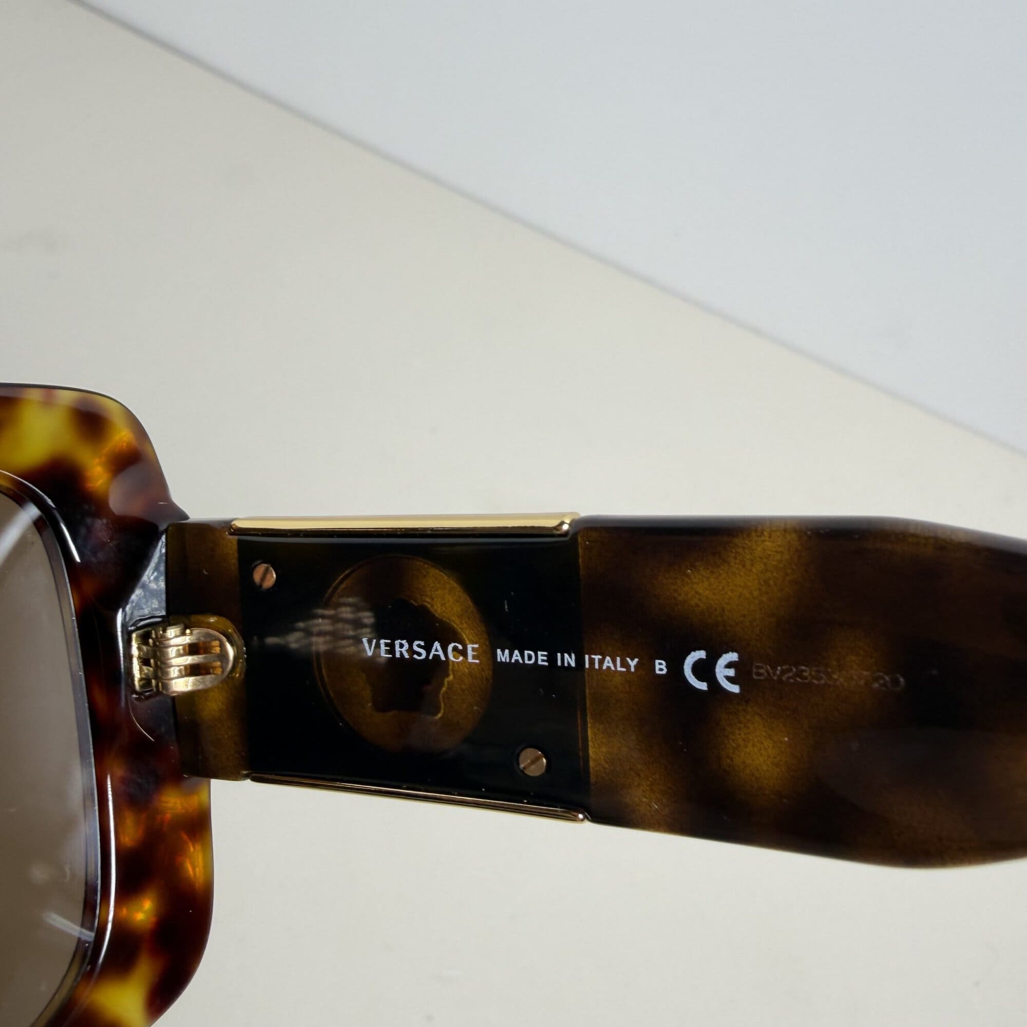 Versace VE4405 Oversized Square Tortoiseshell Sunglasses image 5