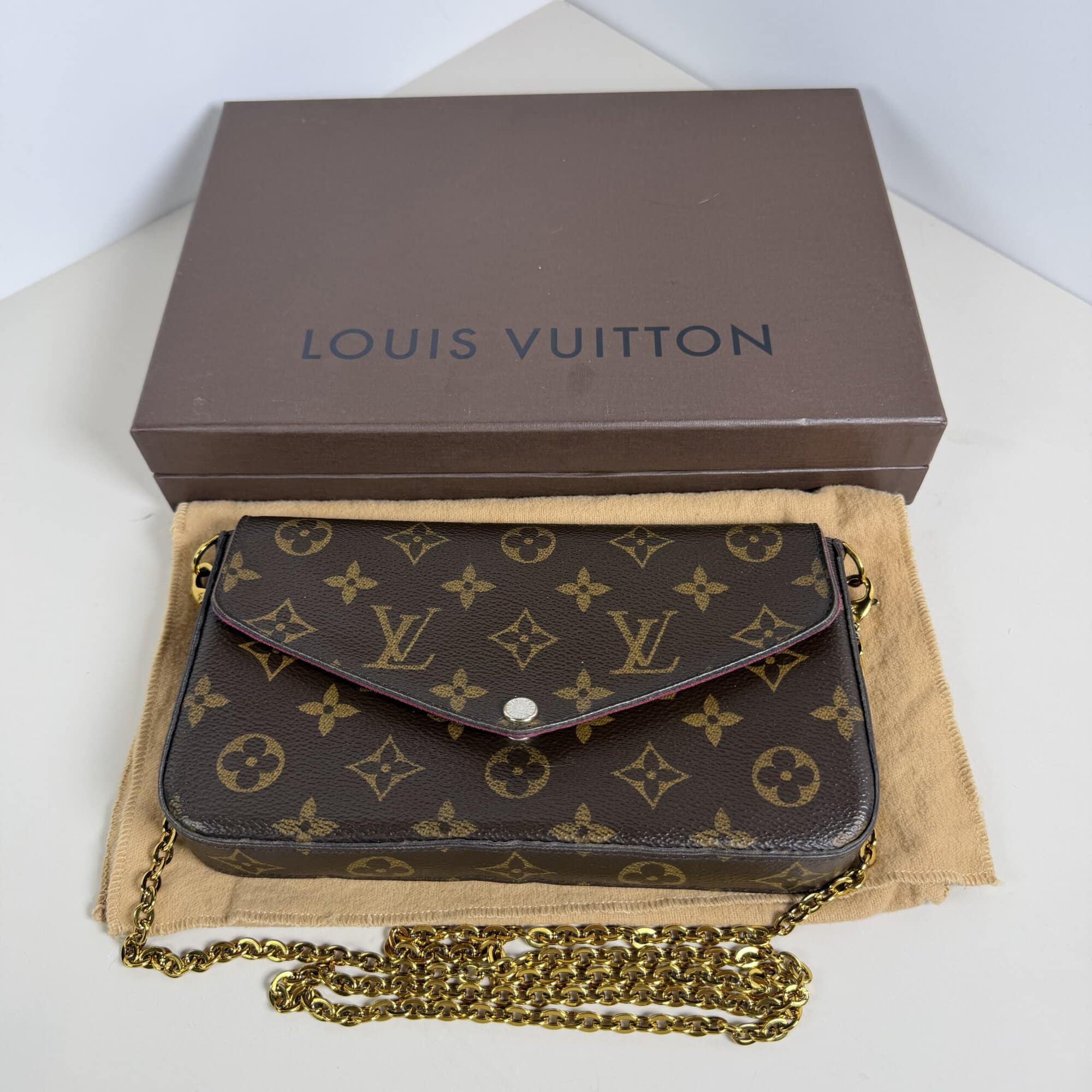 Louis Vuitton Monogram Canvas Pochette Félicie Crossbody Bag