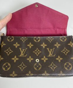 Louis Vuitton Monogram Canvas Pochette Félicie Crossbody Bag - Image 5