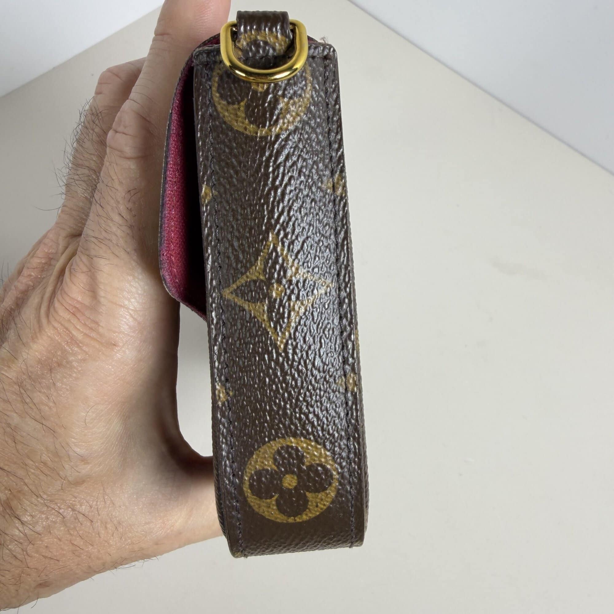 Louis Vuitton Monogram Canvas Pochette Félicie Crossbody Bag - Image 6