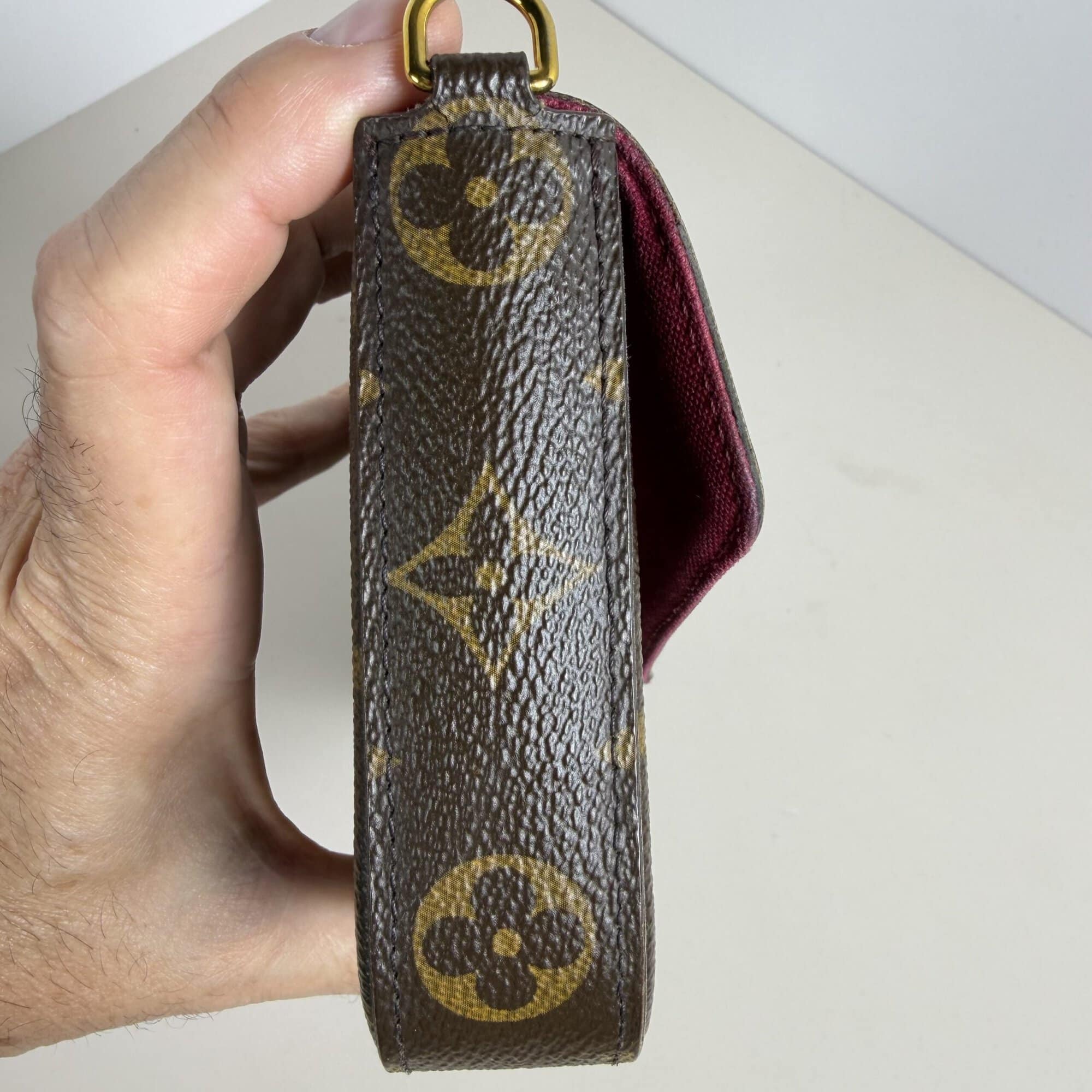 Louis Vuitton Monogram Canvas Pochette Félicie Crossbody Bag - Image 7