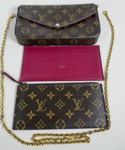 Louis Vuitton Monogram Canvas Pochette Félicie Crossbody Bag - Image 13