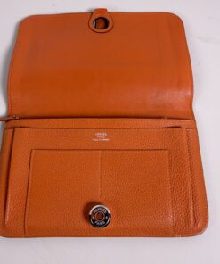 Hermès Togo Leather Dogon Duo GM Wallet - Image 7