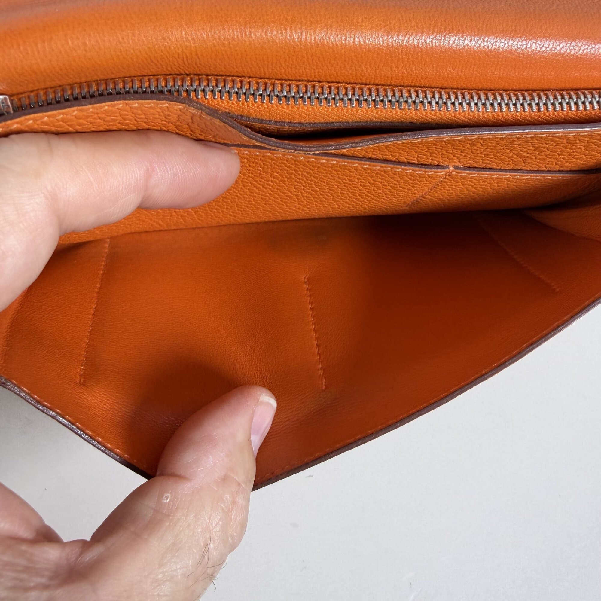 Hermès Togo Leather Dogon Duo GM Wallet image 10