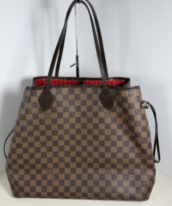 Louis Vuitton Damier Ebene Neverfull GM Tote Bag