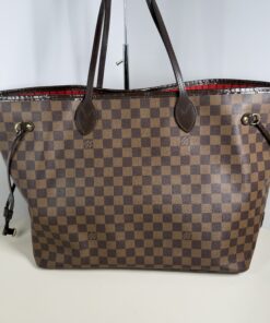 Louis Vuitton Damier Ebene Neverfull GM Tote Bag