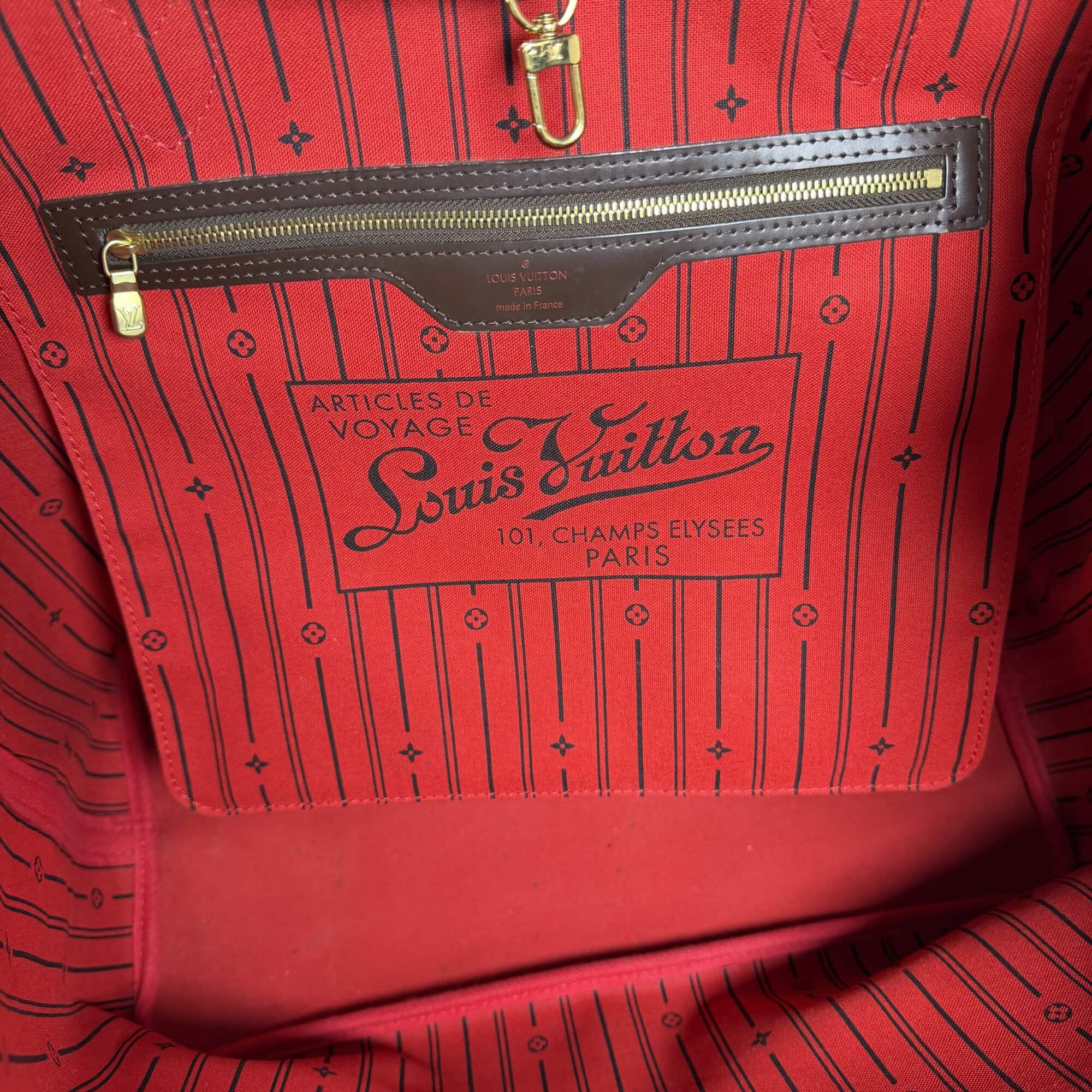 Louis Vuitton Damier Ebene Neverfull GM Tote Bag - Image 19