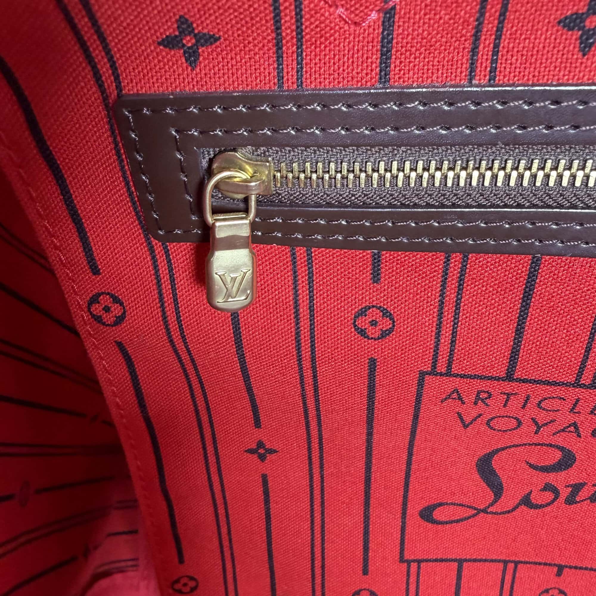 Louis Vuitton Damier Ebene Neverfull GM Tote Bag - Image 20