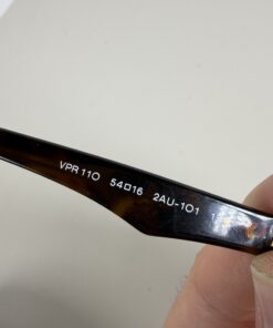 Prada VPR 03M Havana Tortoiseshell Cat-Eye Eyeglass Frames - Image 4