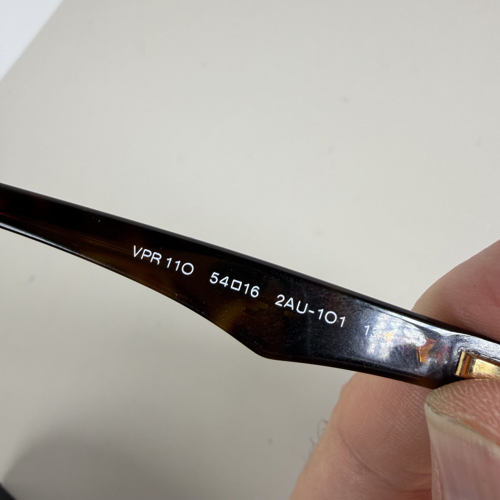 Prada VPR 03M Havana Tortoiseshell Cat-Eye Eyeglass Frames image 4
