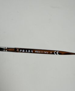 Prada SPR 53S Cinema Silver Round Sunglasses - Image 5