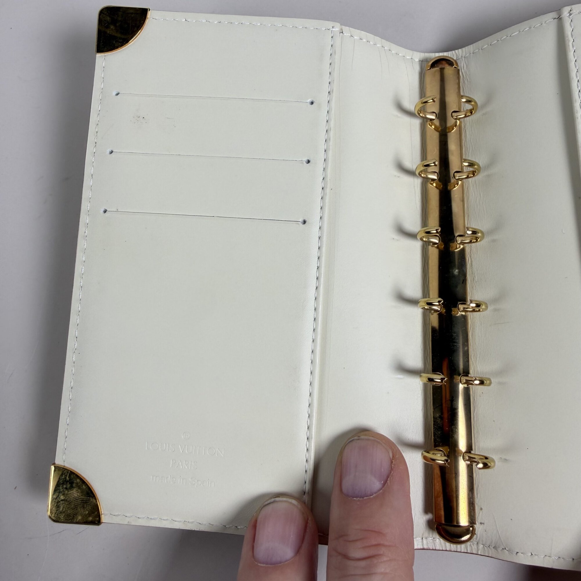 Louis Vuitton Suhali Leather Agenda PM Ring Planner - Image 6