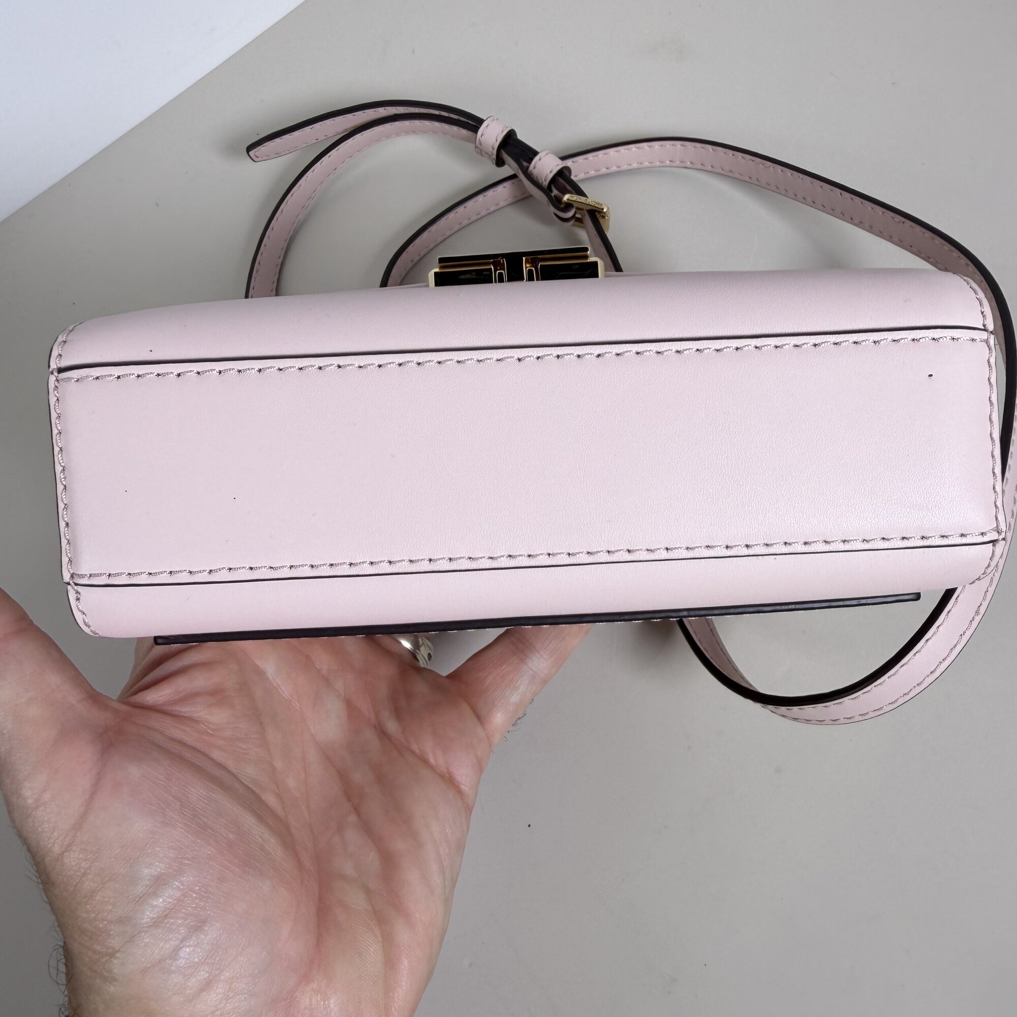 Michael Kors Lita Small Leather Crossbody Bag - Image 6