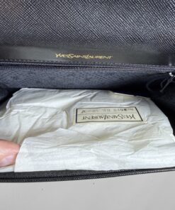 Yves Saint Laurent Sacs Bi-Color Envelope Clutch Bag, additional view 10