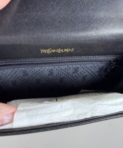 Yves Saint Laurent Sacs Bi-Color Envelope Clutch Bag, additional view 11