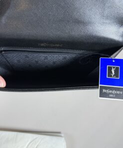 Yves Saint Laurent Sacs Bi-Color Envelope Clutch Bag, additional view 12