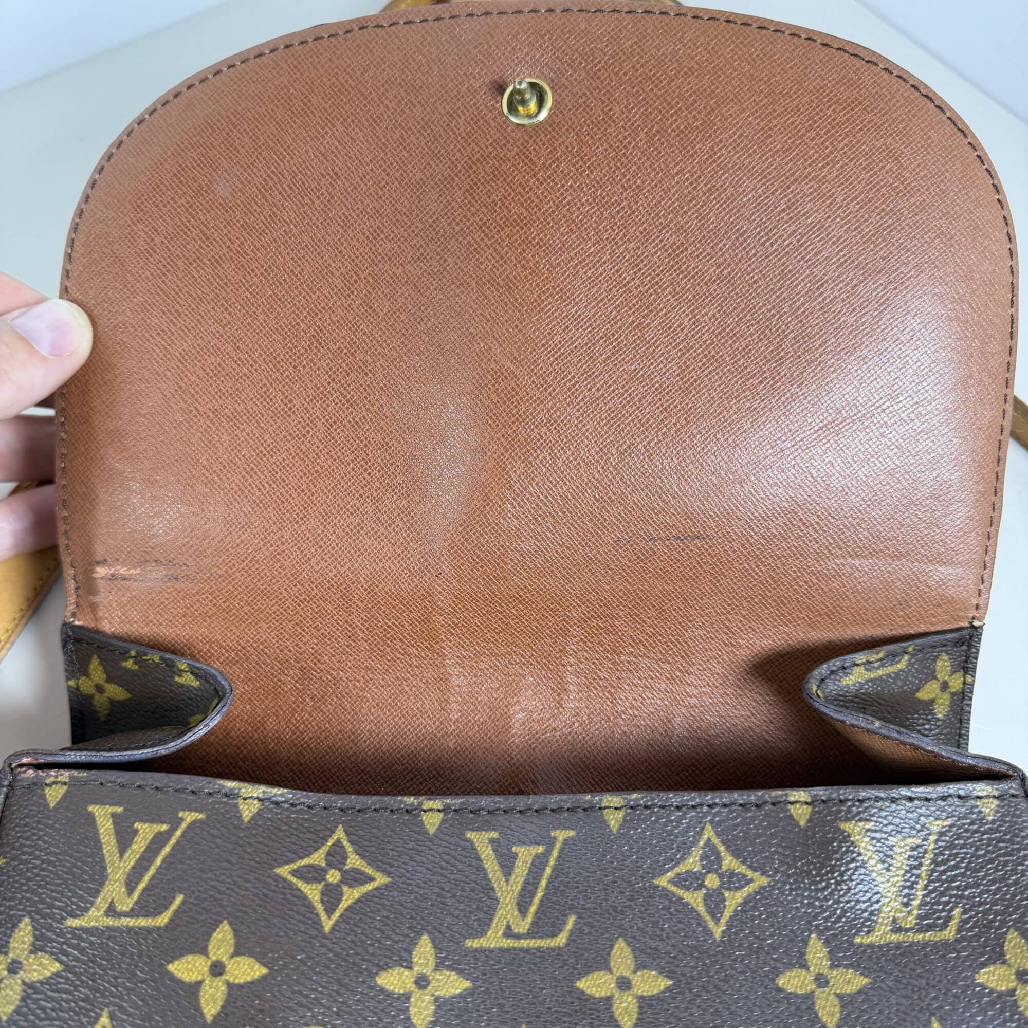 Louis Vuitton Monogram Canvas Saint Cloud GM Shoulder Bag - Image 9