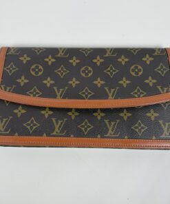 Louis Vuitton Monogram Canvas Pochette Twin GM Clutch Bag