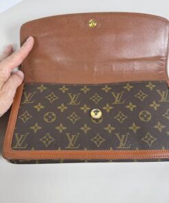 Louis Vuitton Monogram Canvas Pochette Twin GM Clutch Bag - Image 3