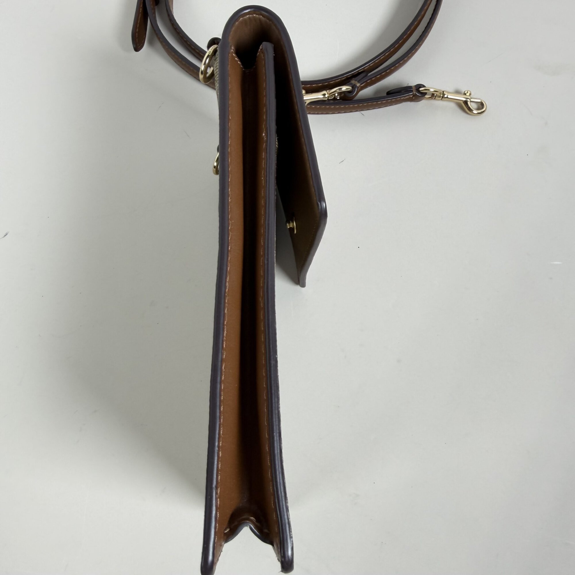 Coach North/South Phone Crossbody in Signature Canvas - Image 3