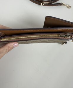 Coach North/South Phone Crossbody in Signature Canvas - Image 5