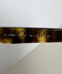 Armani Exchange AX4115S Tortoiseshell Square Sunglasses with Gradient Brown Lenses - Image 4