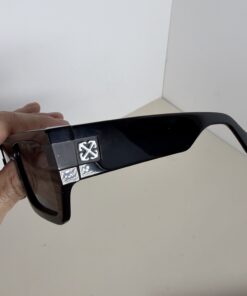 Off-White c/o Virgil Abloh Manchester OERI129 1007 Matte Black Square Sunglasses - Image 3
