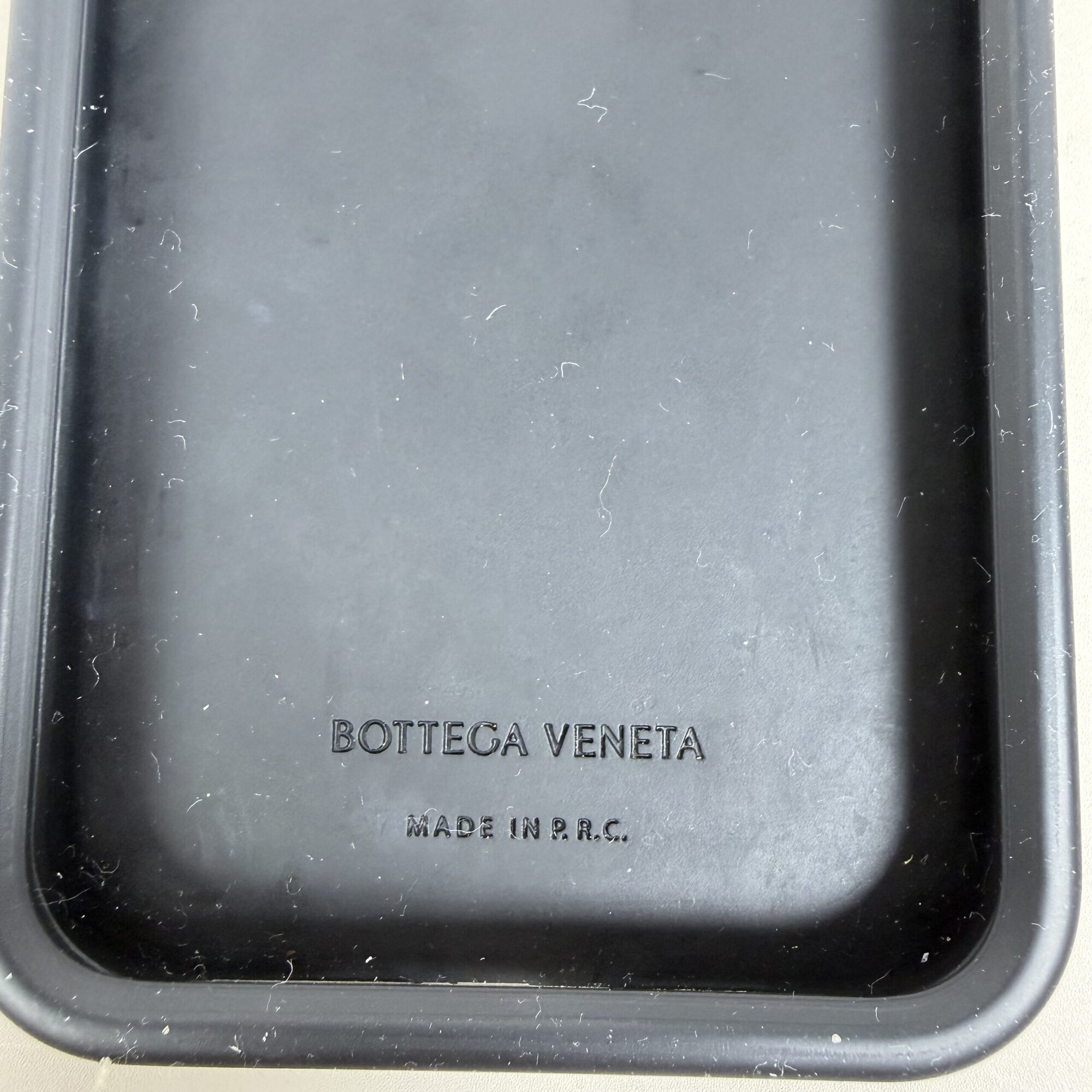 Bottega Veneta Black Intreccio Rubber Silicone iPhone 13 Pro Max Protective Case Cover - Image 3