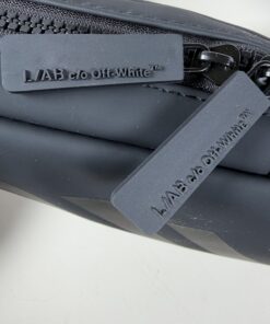 L/AB c/o Off-White Diagonal Stripe Sling Crossbody Bag – Matte Black NTW - Image 6