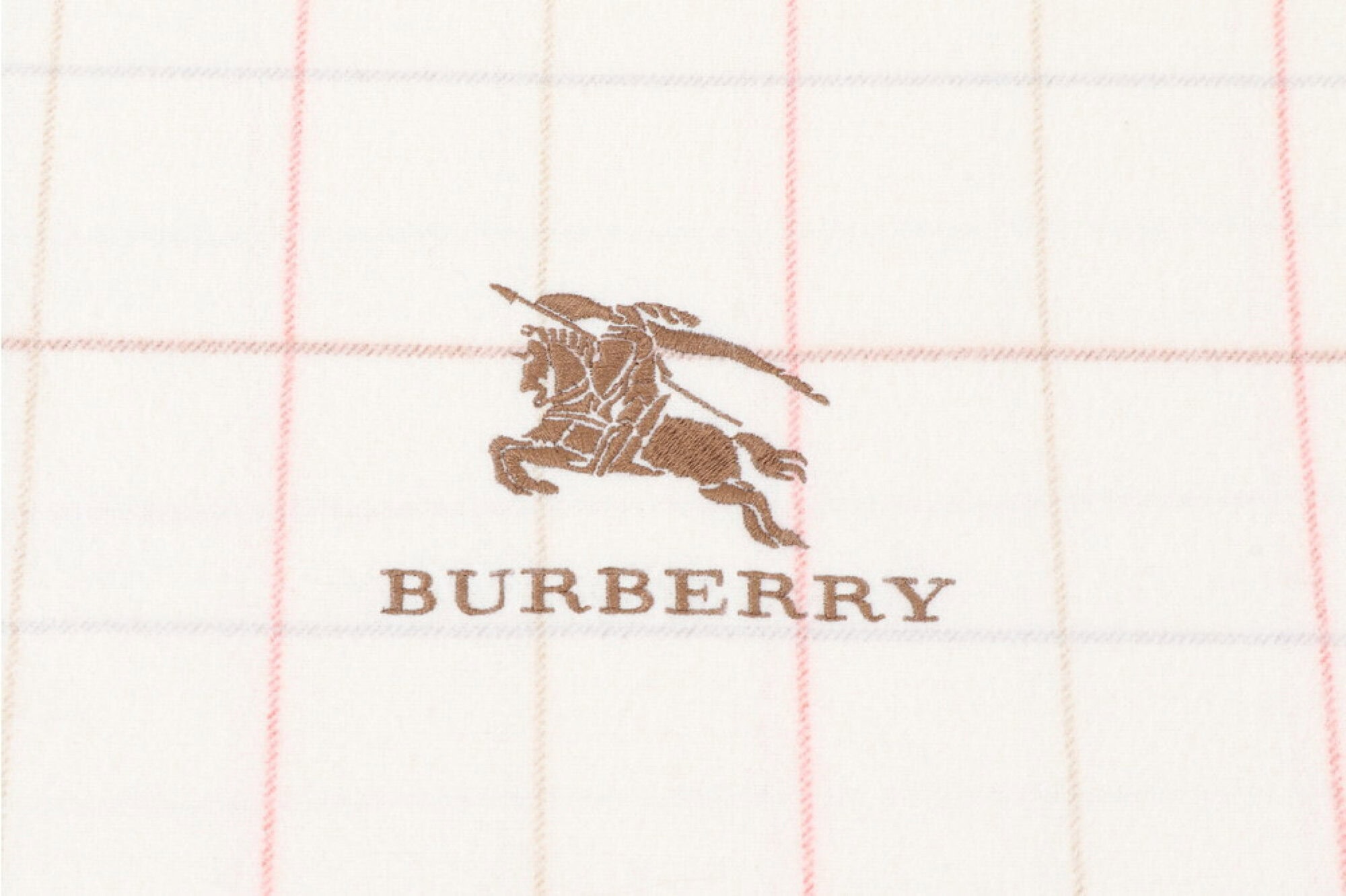 Burberry Beige Check Cotton Flat Sheet - Image 3