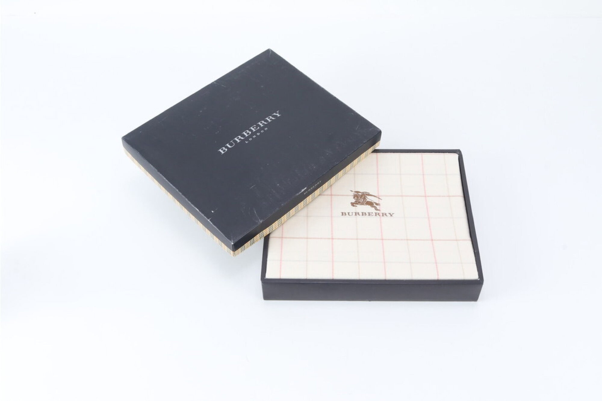 Burberry Beige Check Cotton Flat Sheet