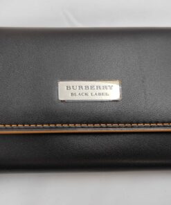 Burberry Black Leather Black Label 5-Hook Key Case